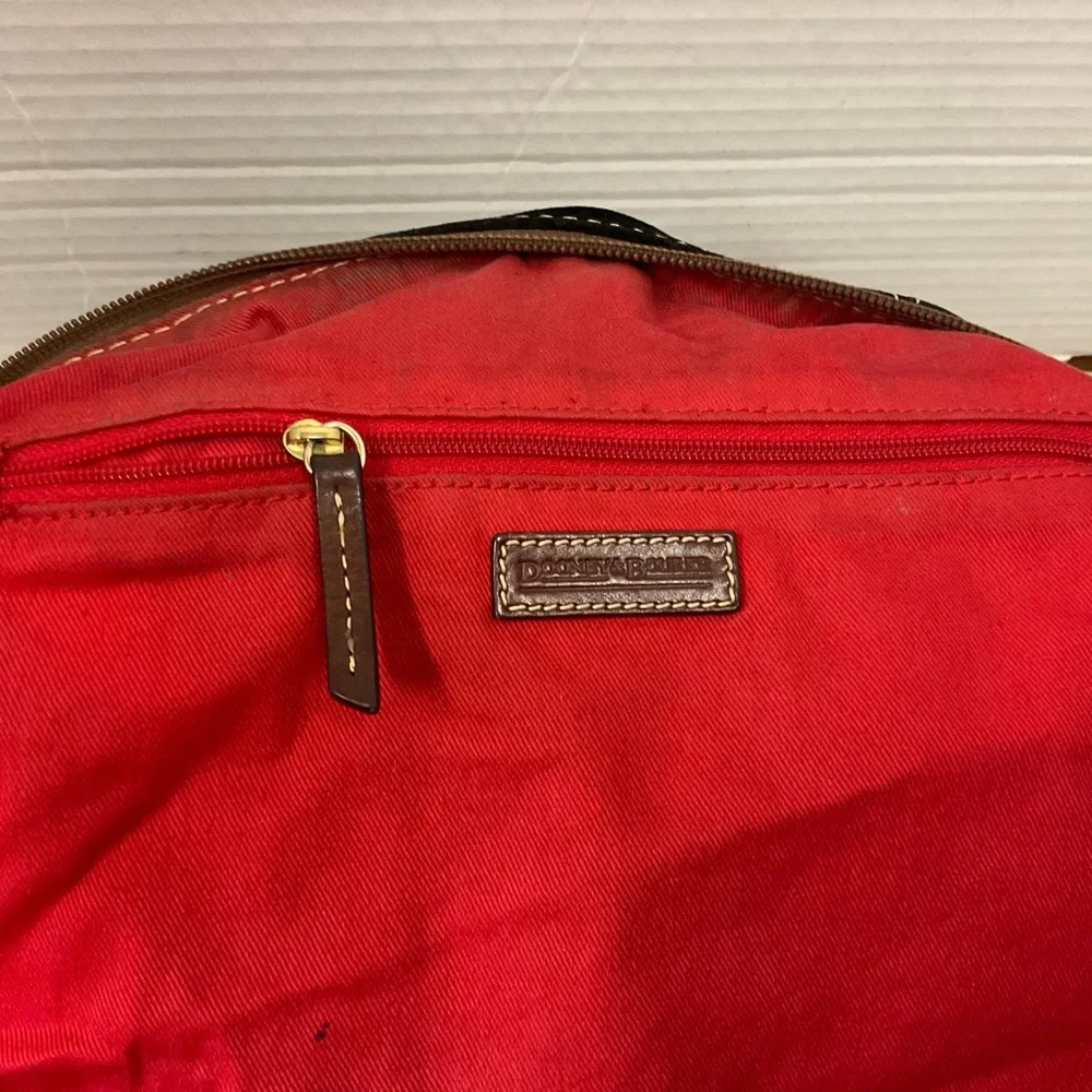 Dooney & Bourke Black and Brown Shoulder Bag - Picture 11 of 15
